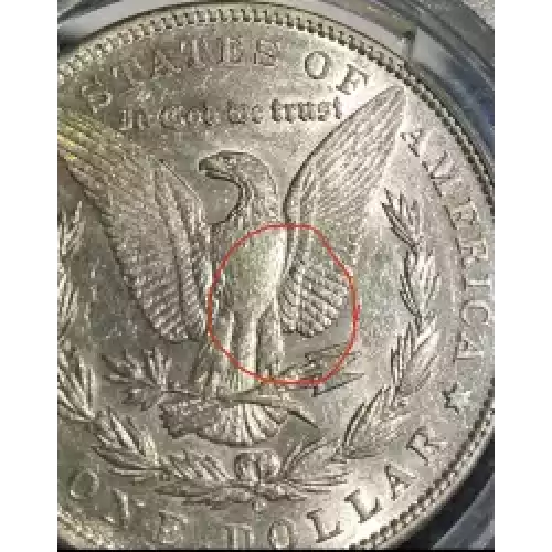 1899-O $1 VAM 5 Micro O Wing Lines TOP 100