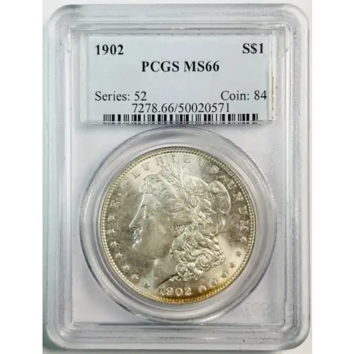 1902 Morgan Silver Dollar PCGS MS-66