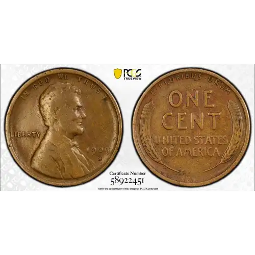 1909-S VDB 1C, BN (3)
