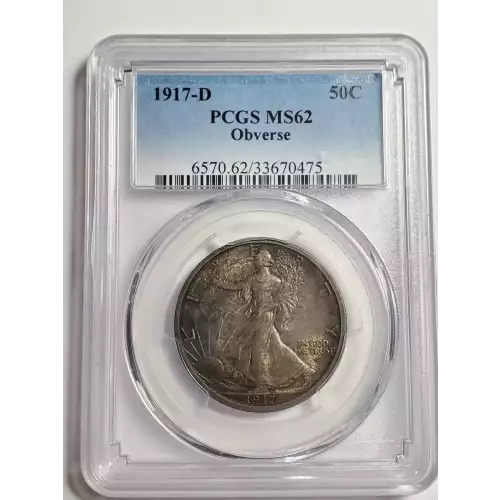 1917-D 50C Obverse