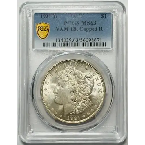 1921-D $1 VAM 1B, Capped R Hot 50 (2)