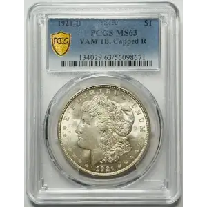 1921-D $1 VAM 1B, Capped R Hot 50 (2)