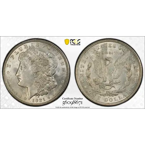 1921-D $1 VAM 1B, Capped R Hot 50 (3)