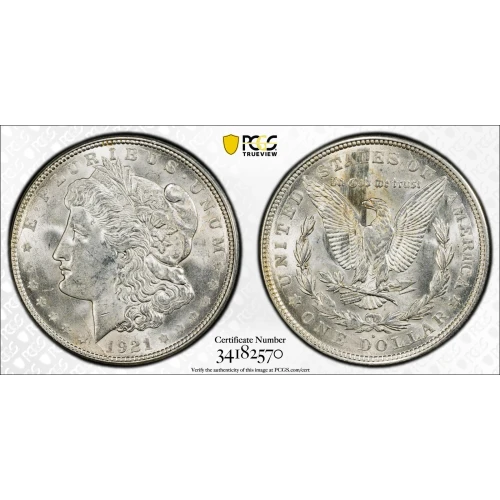1921-D $1 VAM 1B, Capped R Hot 50 (3)
