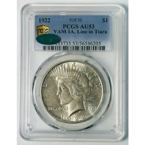 1922 $1 VAM 1A, Line in Tiara TOP 50 (2)