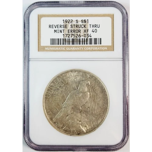 1922 REVERSE STRUCK THRU