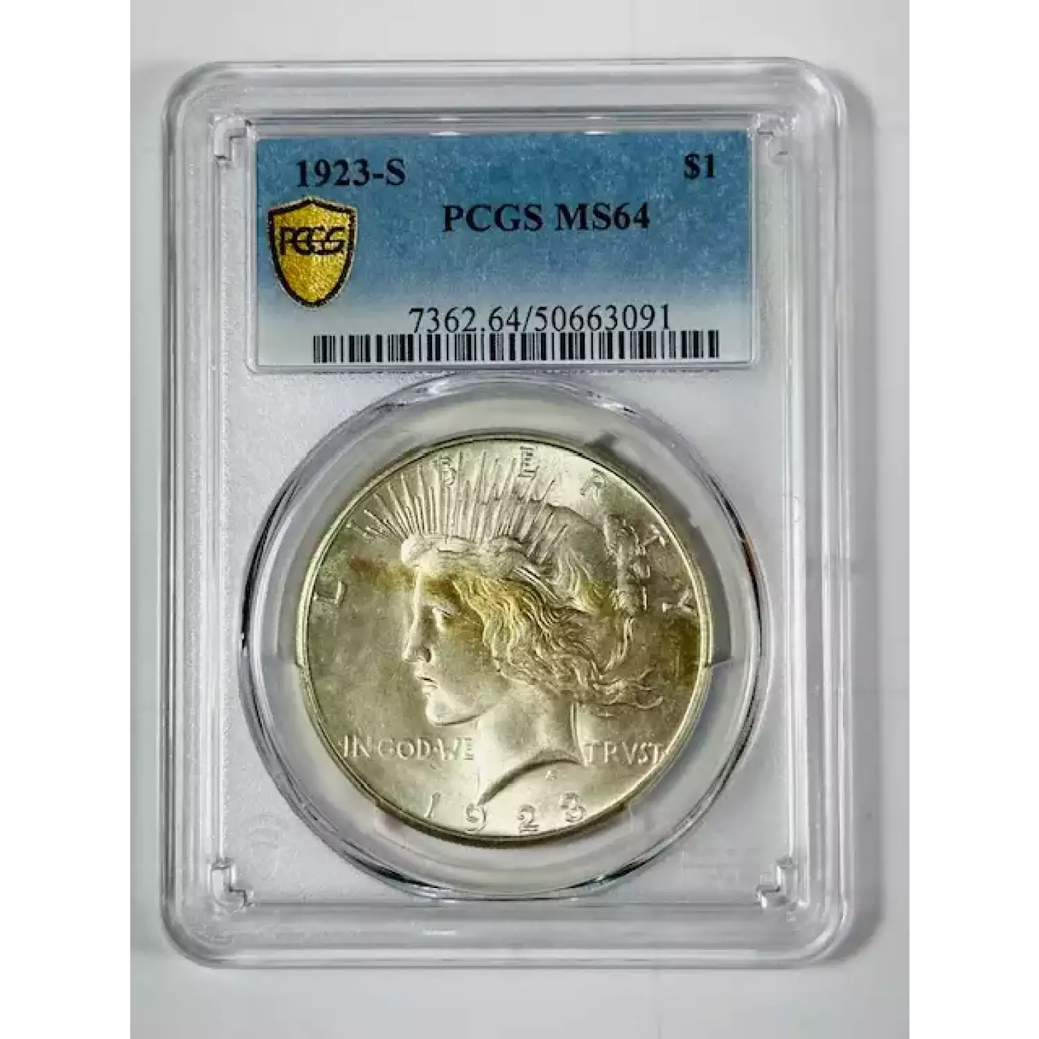 1923-S Peace Dollar PCGS MS-64 - Bob Paul Rare Coins