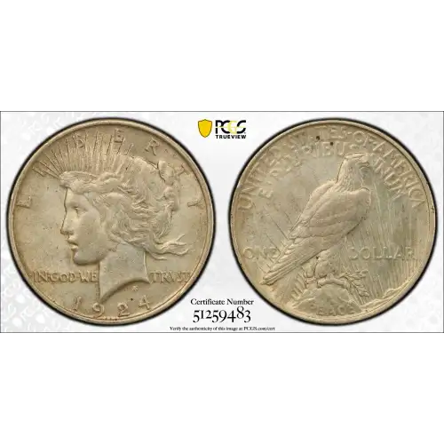 1924 $1 VAM 1AA Broken Jaw ELITE 30 (3)