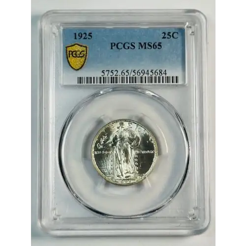 1925 Standing Liberty Quarter PCGS MS-65 Nice Luster!