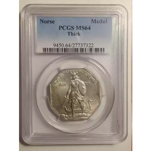 1925 Medal Norse American, Thick