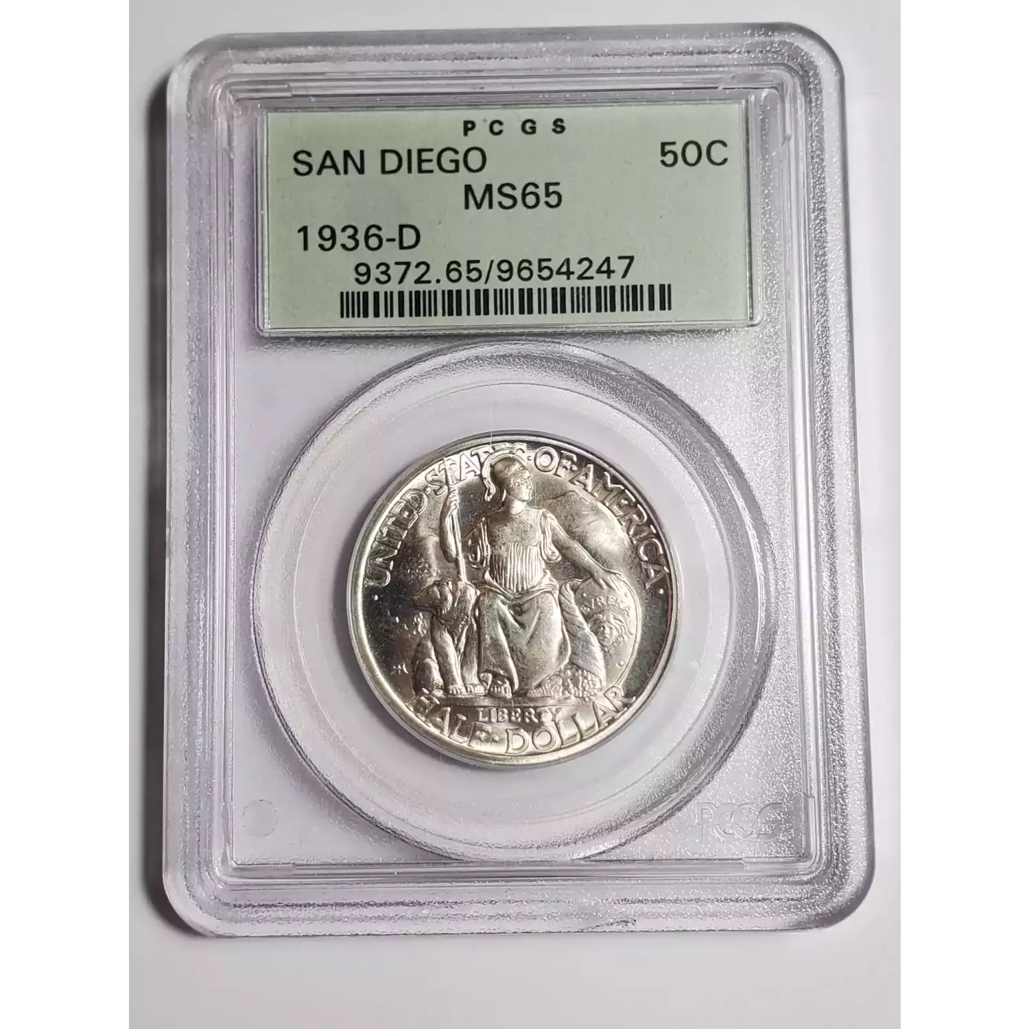 1936-D San Diego PCGS MS-65 - Bob Paul Rare Coins