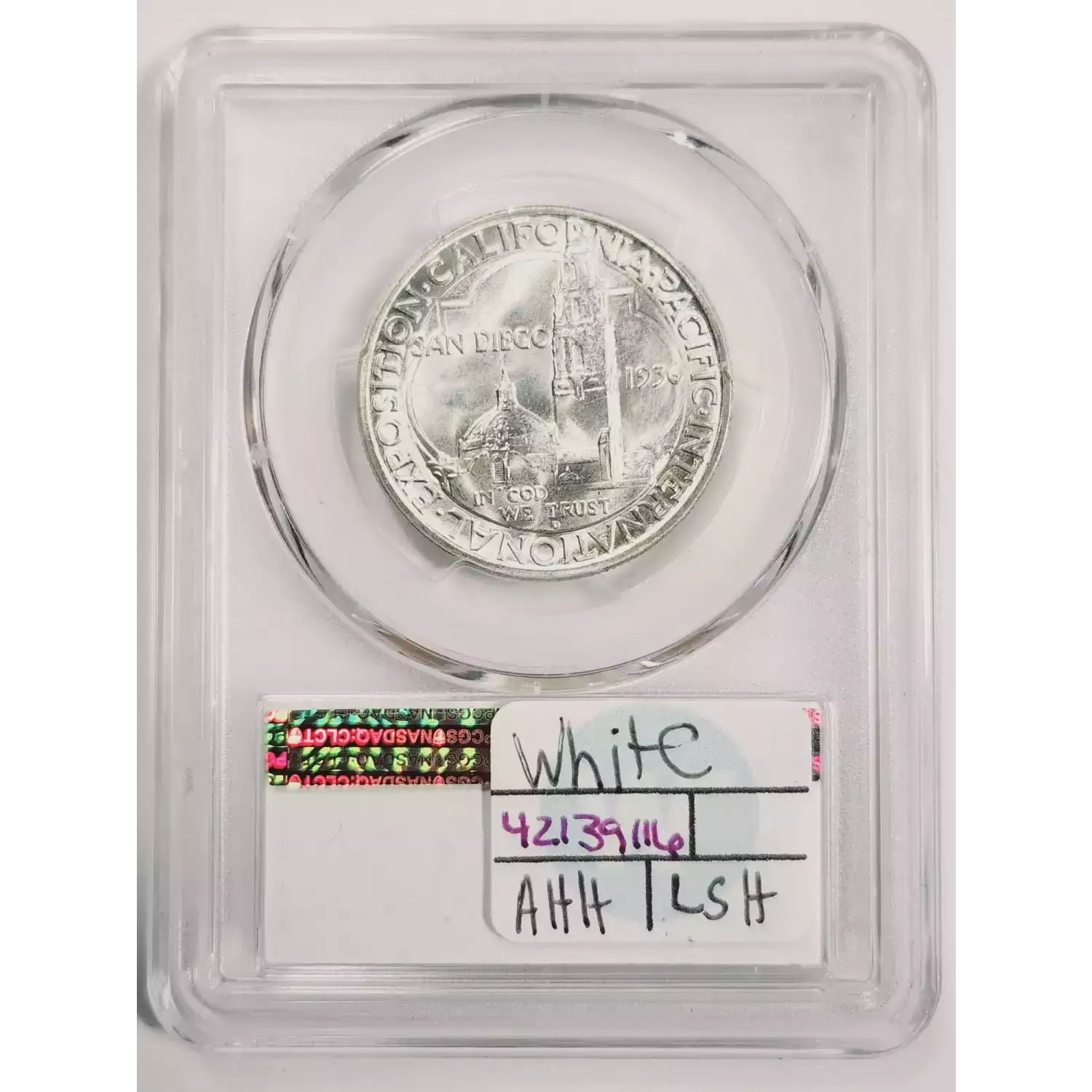 1936-D San Diego - WHITE PCGS MS-66 - Bob Paul Rare Coins