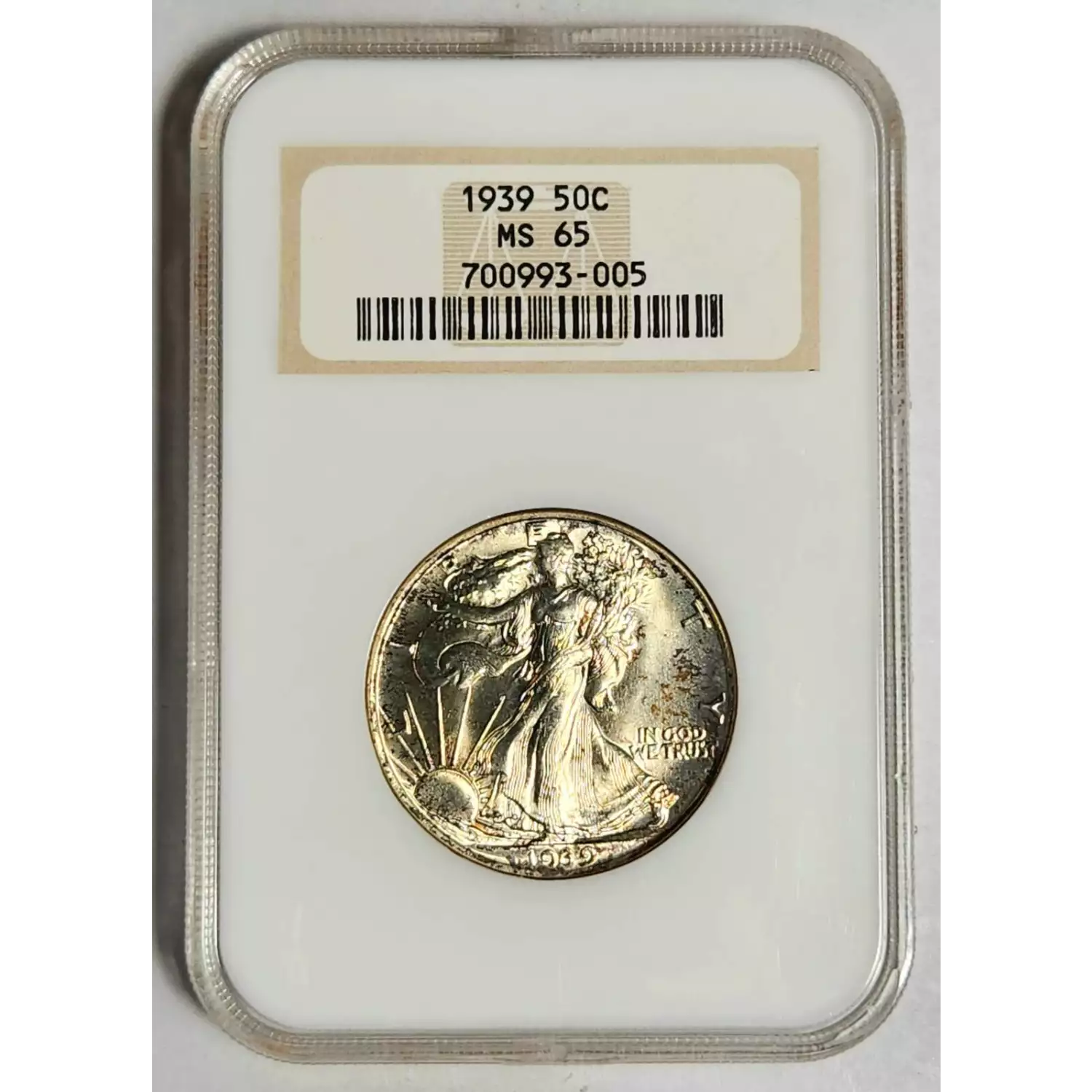 1939 Walking Liberty Half Dollar NGC MS-65 - Bob Paul Rare Coins