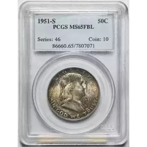 1951-S 50C, FBL