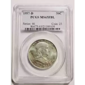 1957-D 50C, FBL