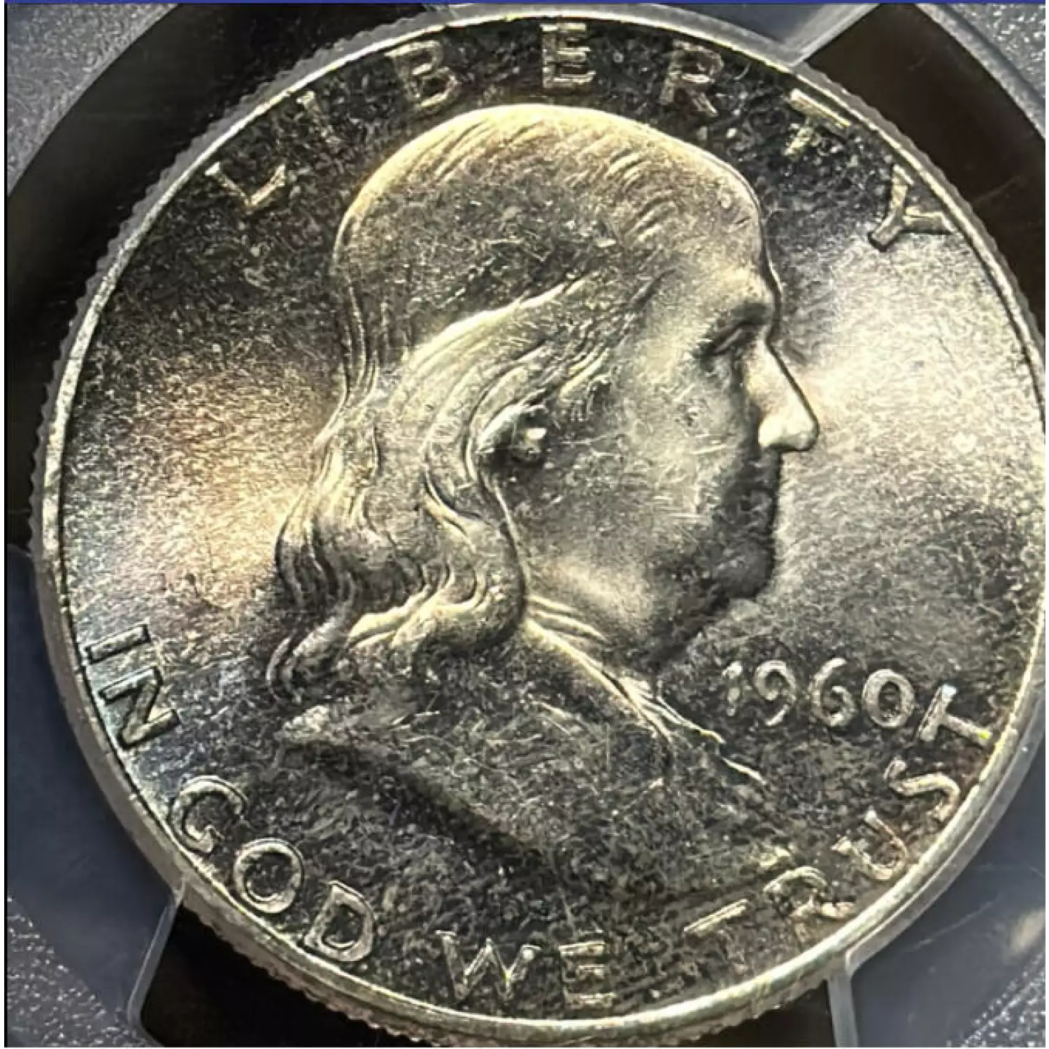 1960 Franklin Half Dollar PCGS MS-64 - ORIGINAL COLOR - Bob Paul Rare Coins