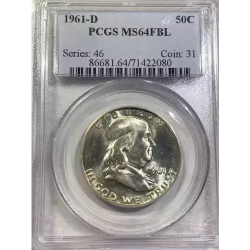 1961-D 50C, FBL