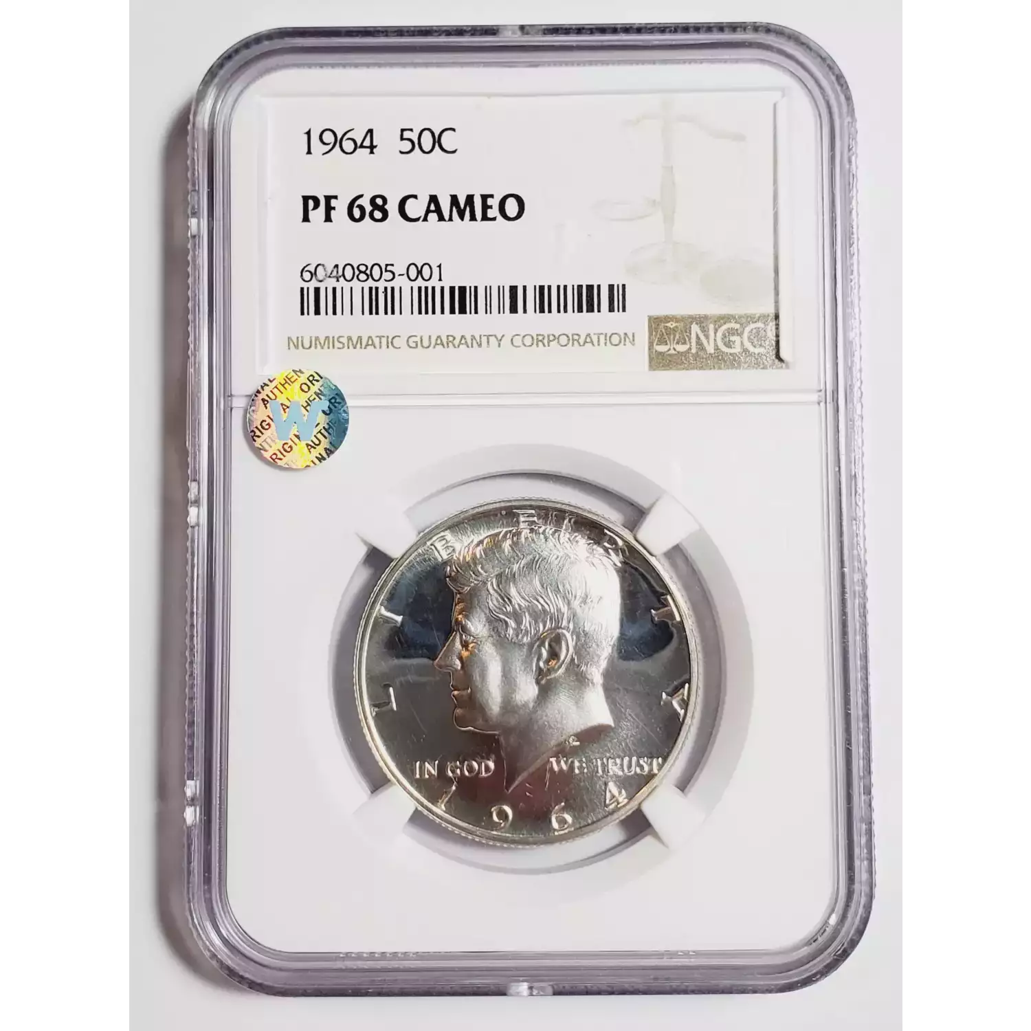 1964 Half Dollars Kennedy NGC PF-68 CAMEO Sight White - Bob Paul Rare Coins
