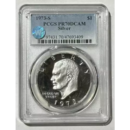 1973-S $1 Silver, DCAM (3)