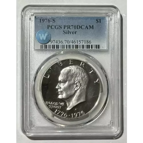 1976-S $1 Silver, DCAM