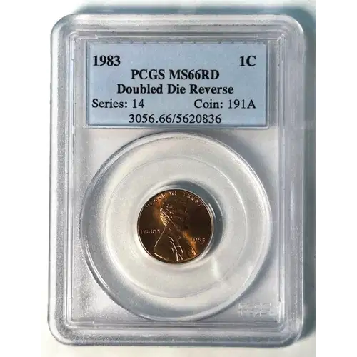 1983 1C Doubled Die Reverse, RD (2)