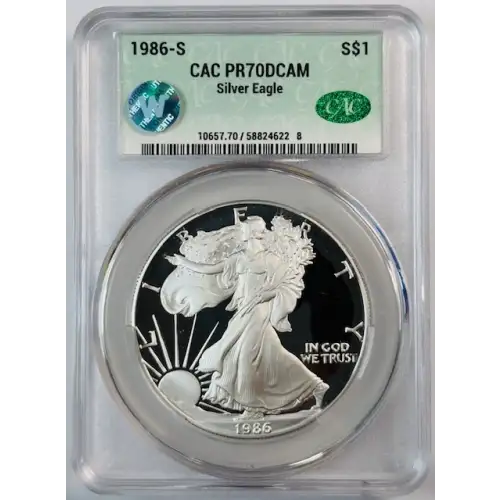 1986-S Silver Eagle S$1 DCAM (Proof)