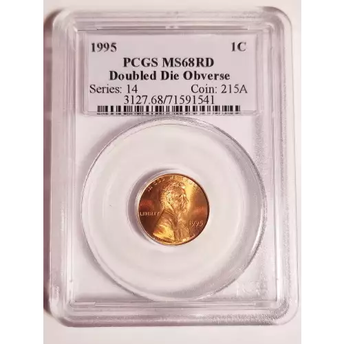 1995 1C Doubled Die Obverse, RD