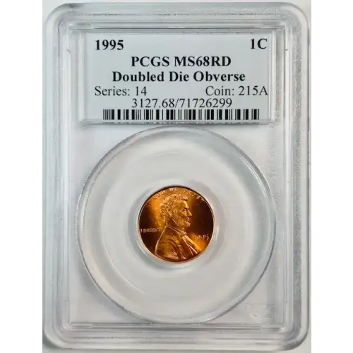 1995 1C Doubled Die Obverse, RD