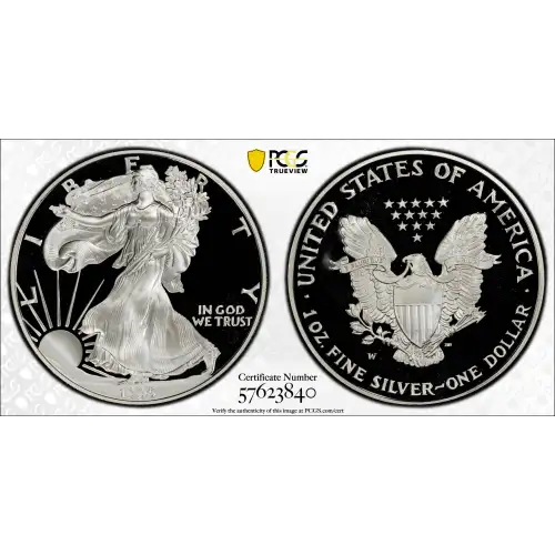 1995-W $1 Silver Eagle 10th Anniversary Set, DCAM (3)