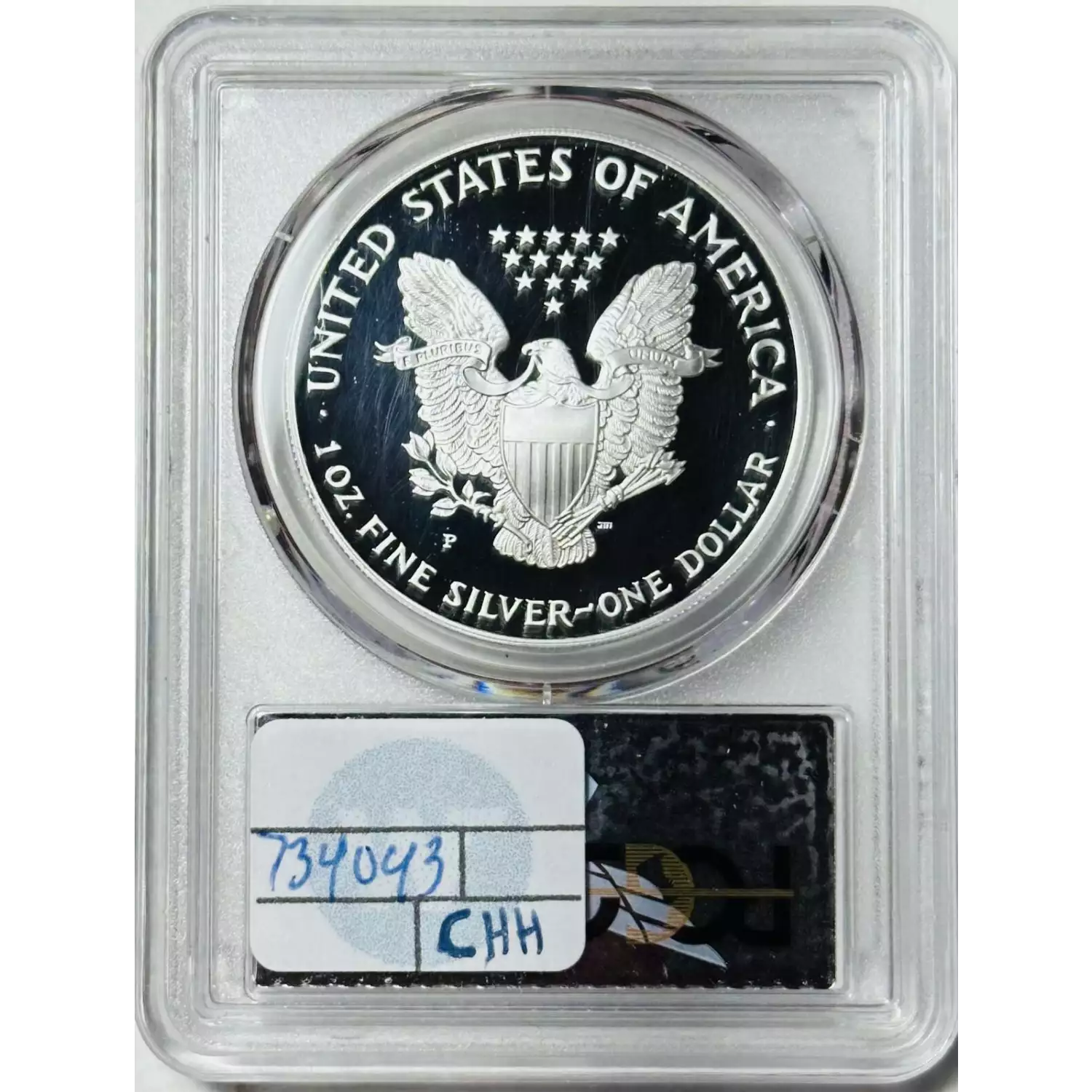 1996 Silver Eagles PCGS PR-70 DCAM Silver Eagle - Bob Paul Rare Coins