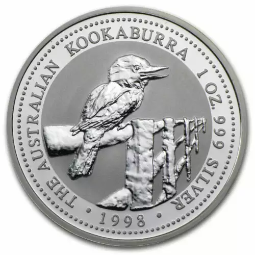 1998 1oz Australian Perth Mint Silver Kookaburra (2)