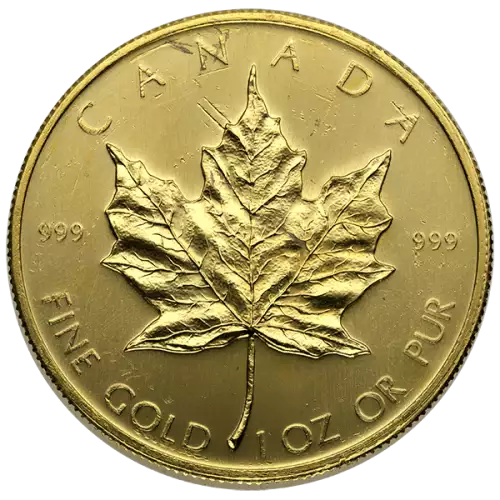 1oz Canadian Gold Maple Leaf - Scruffy (2)