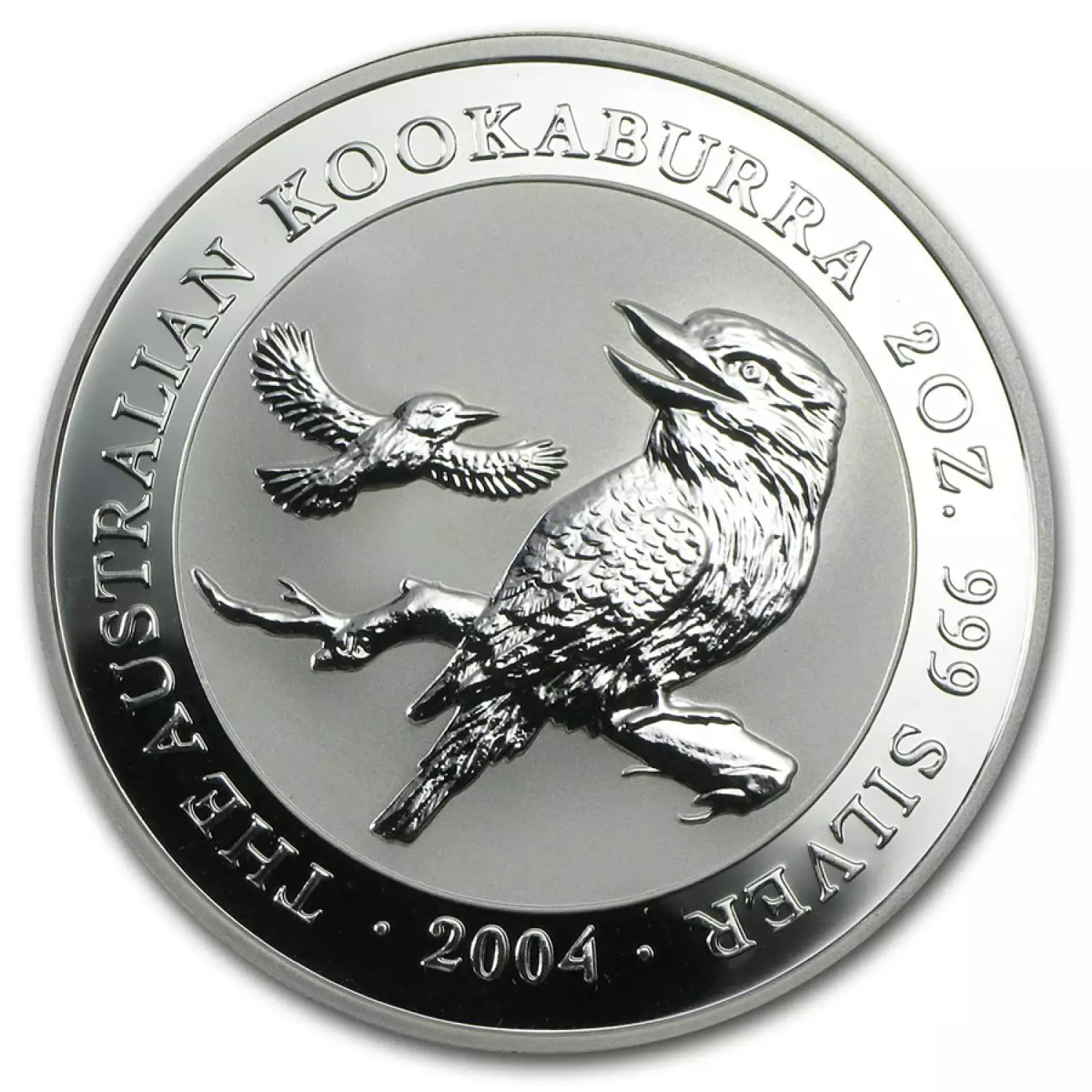 2004 2oz Australian Perth Mint Silver Kookaburra (2)
