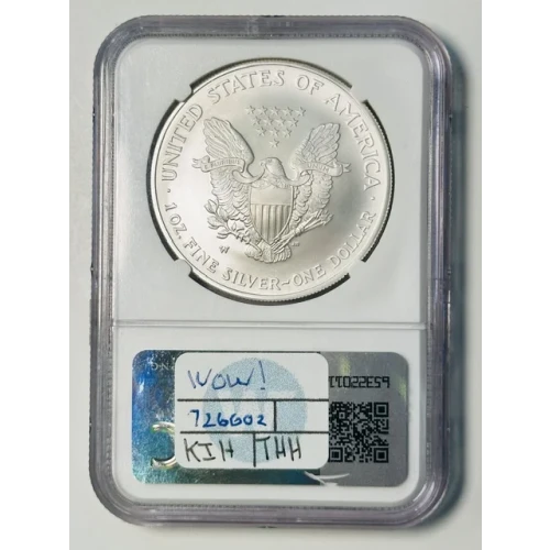 2008 W BURNISHED SILVER EAGLE REVERSE OF 2007 (4)