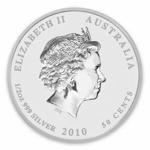 2010 1/2oz Australian Perth Mint Silver Lunar II: Year of the Tiger (2)