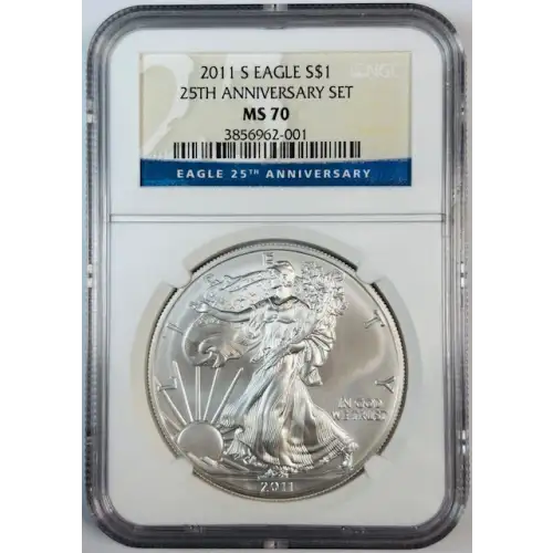 2011 S 25TH ANNIVERSARY SET OFFICIAL US MINT SET