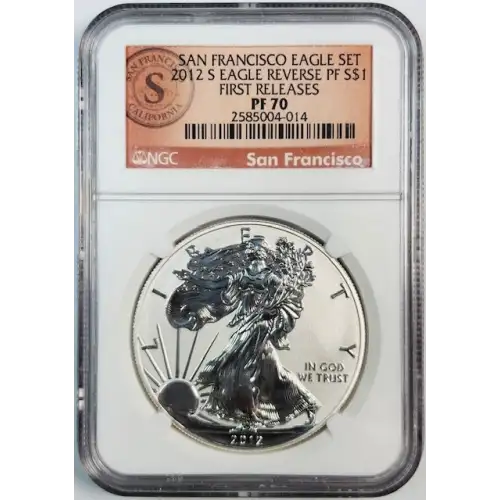 2012 S SAN FRANCISCO EAGLE SET FIRST RELEASES OFFICIAL US MINT SET