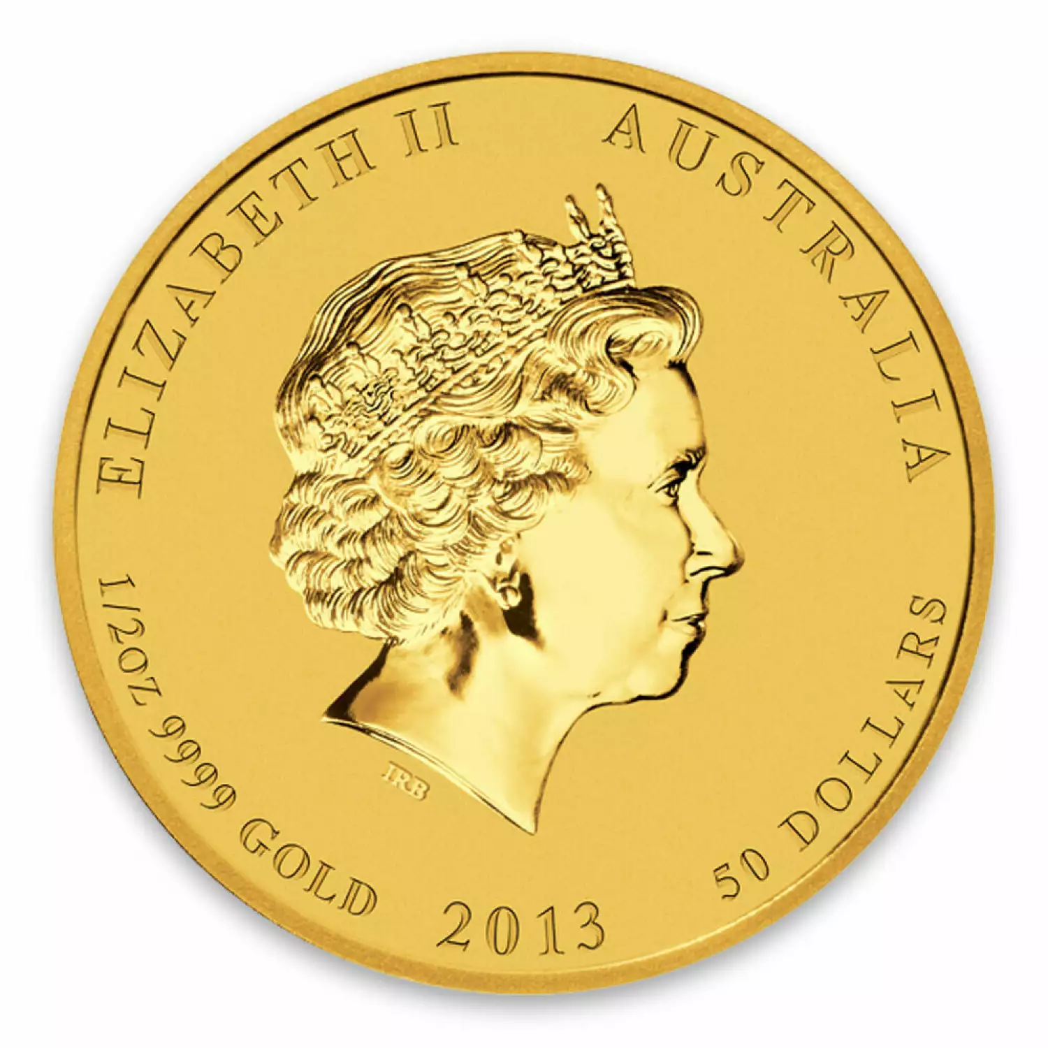 2013 1/2oz Australian Perth Mint Gold Lunar II: Year of the Snake (2)