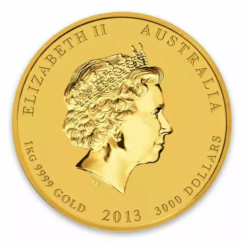 2013 1kg Australian Perth Mint Gold Lunar II: Year of the Snake (2)