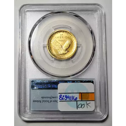 2016-W 25C 100th Anniversary First Strike