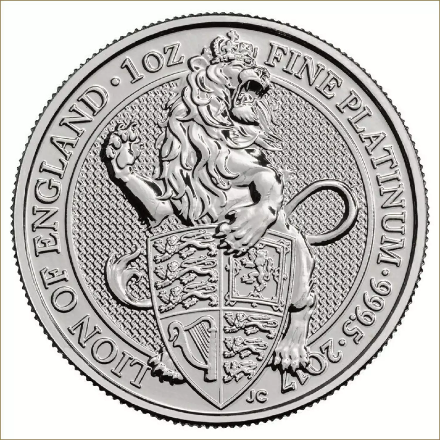 2017 1oz British Queen's Beast Platinum Coin - The Lion (2)
