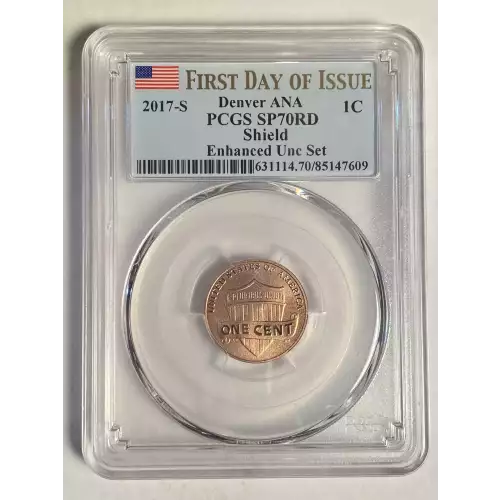 2017-S 1C Shield Enhanced Unc Set FDI Denver ANA, RD