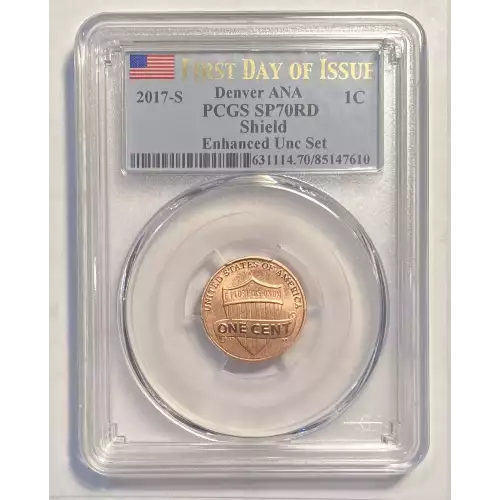 2017-S 1C Shield Enhanced Unc Set FDI Denver ANA, RD