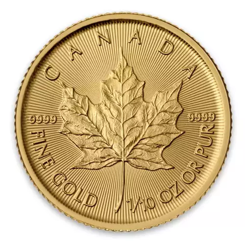 2018 1/10oz Canadian Gold Maple Leaf (2)