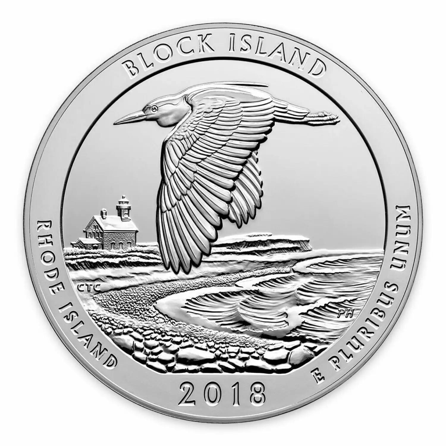 2018 5 oz America the Beautiful Silver Block Island National Wildlife Refuge of Rhode Island (3)