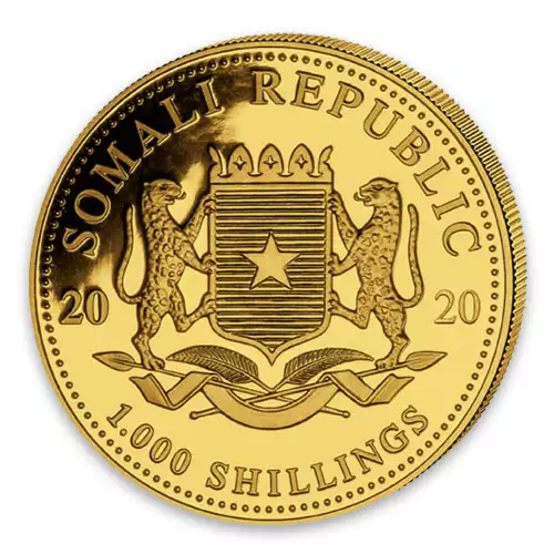 2020 1oz Somalia Gold Elephant Coin (3)