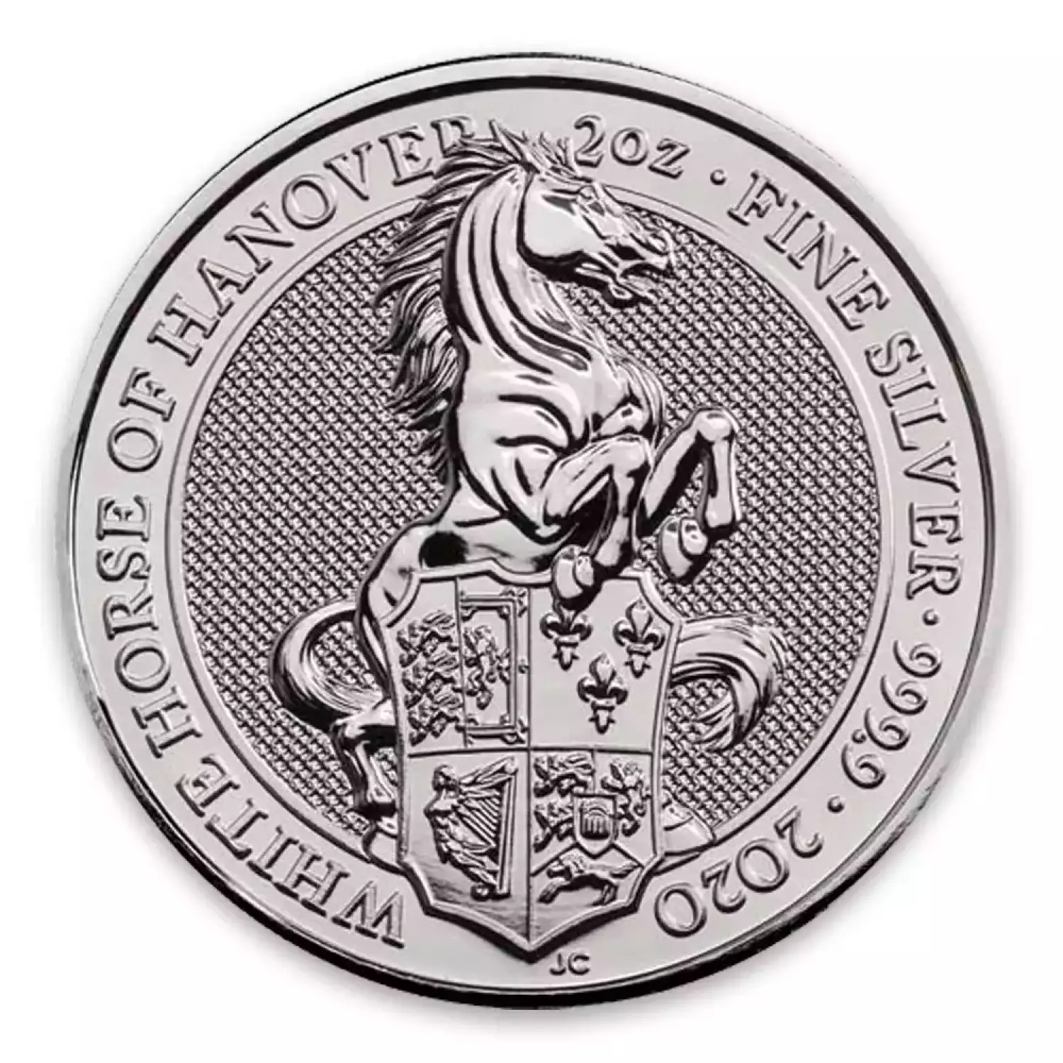 2020 2oz Silver Britain Queen's Beast: The White Horse of Hanover (2)