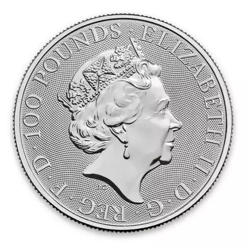2020 Britain 1 oz Platinum Queen's Beasts The Yale of Beaufort (3)