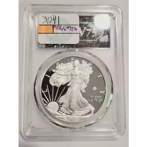 2020-W $1 Silver Eagle - v75 Privy, DCAM