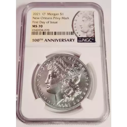 2021 'O' New Orleans Privy Mark First Day of Issue 